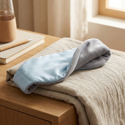 Driftveil™ Gravity Eye Mask, styled close view