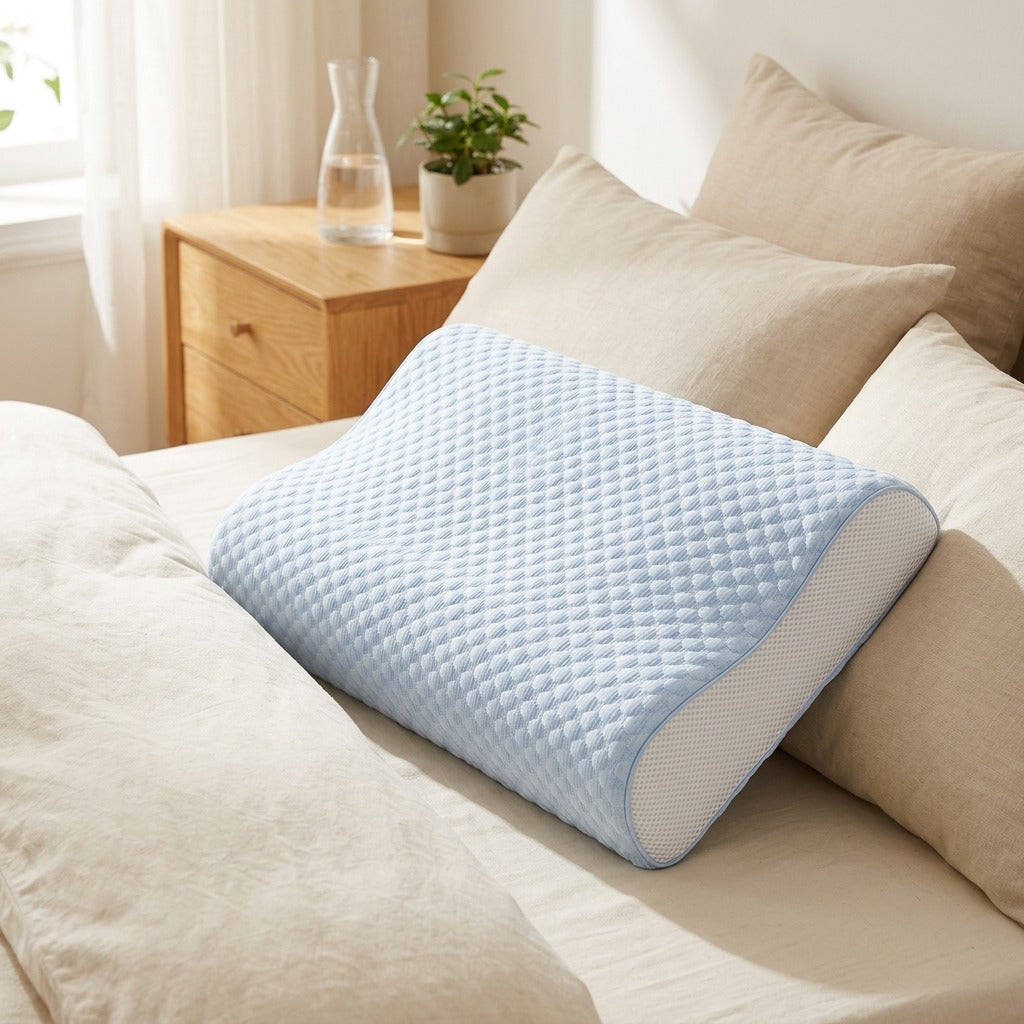 Drizzeen™ Cool Thin Pillowcase Cover in a calm home setting