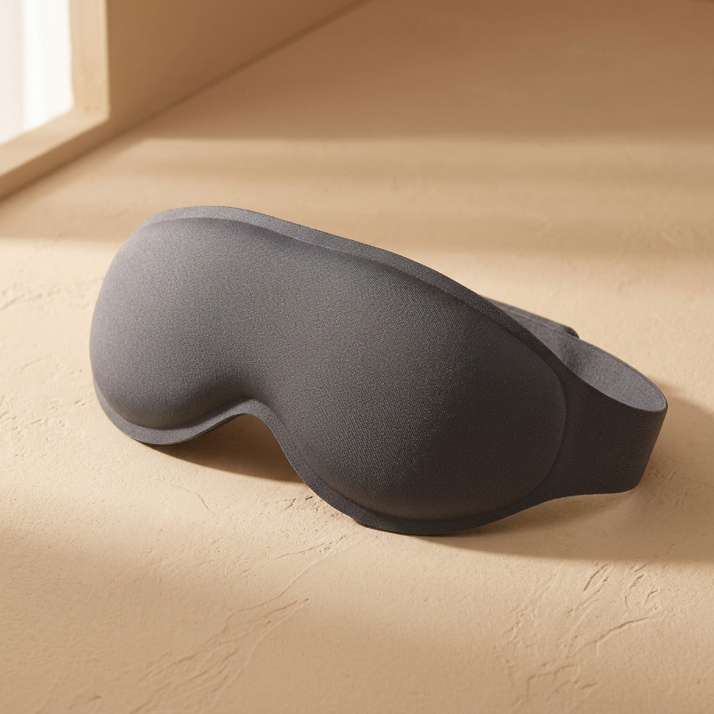 Drowse™ Gravity Eye Mask With Slow-Rebound Foam, material and detail close-up