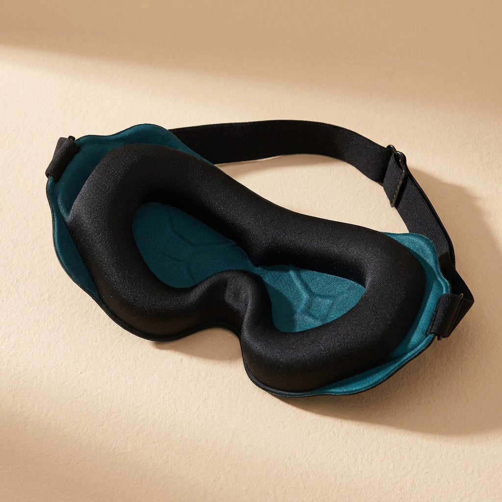 Duskrest™ 3D Shading Sleep Eye Mask, material and detail close-up