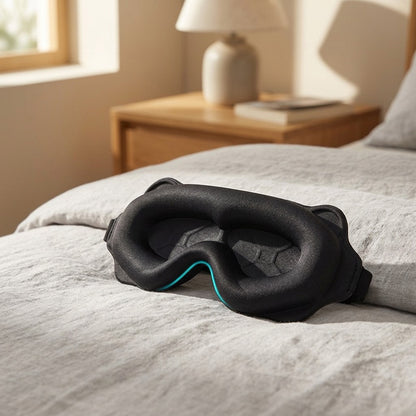Duskrest™ 3D Shading Sleep Eye Mask, styled close view