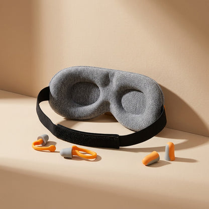 Duskura™ 3D Eye Mask With Earplugs