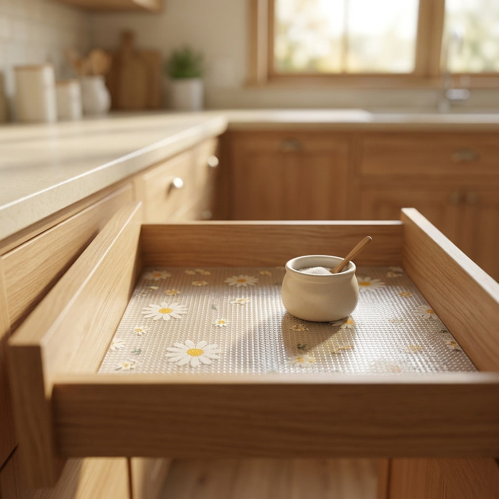 Drawersoft™ Daily Kitchen Drawer and Table Mat, styled close view
