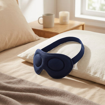 Formesk™ 3D Breathable Sleep Eye Mask, styled close view