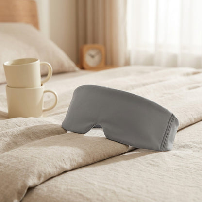 Frostlume™ Ice Silk Sleep Eye Mask, styled close view