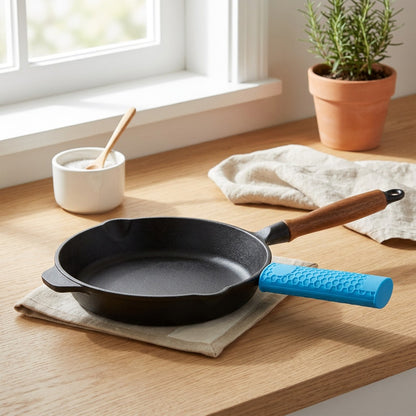 Hearthold™ Silicone Pot Handle Cover in a calm home setting
