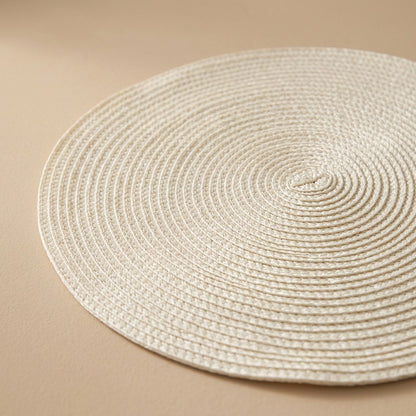 Hearthweave™ Round PP Heat Insulation Mat, material and detail close-up