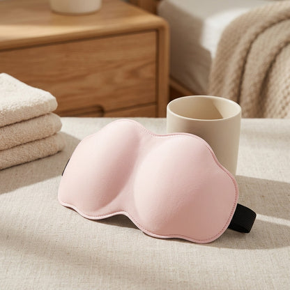 Icesilk™ 3D Ice Silk Sleep Eye Mask, styled close view