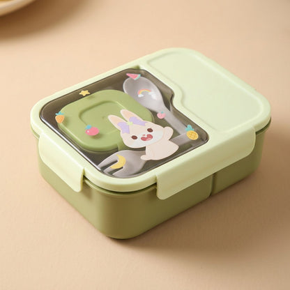 Lunchpals™ Cartoon Student Microwave Lunch Box, material and detail close-up