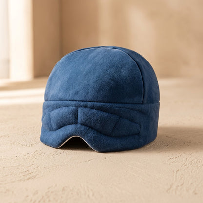 Merinosoft™ Australian Wool Sleep Cap Eye Mask, material and detail close-up