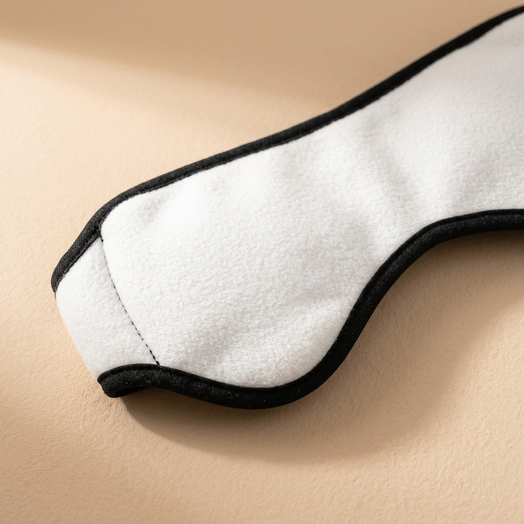 Naptuck™ Cotton Print Eye Mask For Sleep, material and detail close-up
