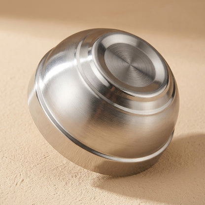 Nestwarm™ 304 Stainless Steel Rice Bowl, material and detail close-up