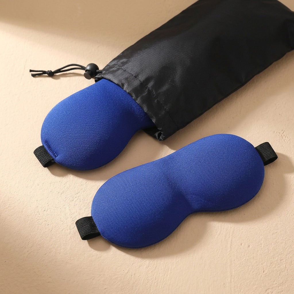 Nightcurve™ 3D Sleep Eye Mask Set, material and detail close-up