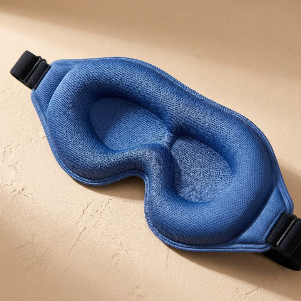 Nightcocoon™ 3D Blackout Eye Mask, material and detail close-up