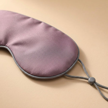 Nightglide™ Breathable Double-Sided Ice Silk Eye Mask, material and detail close-up