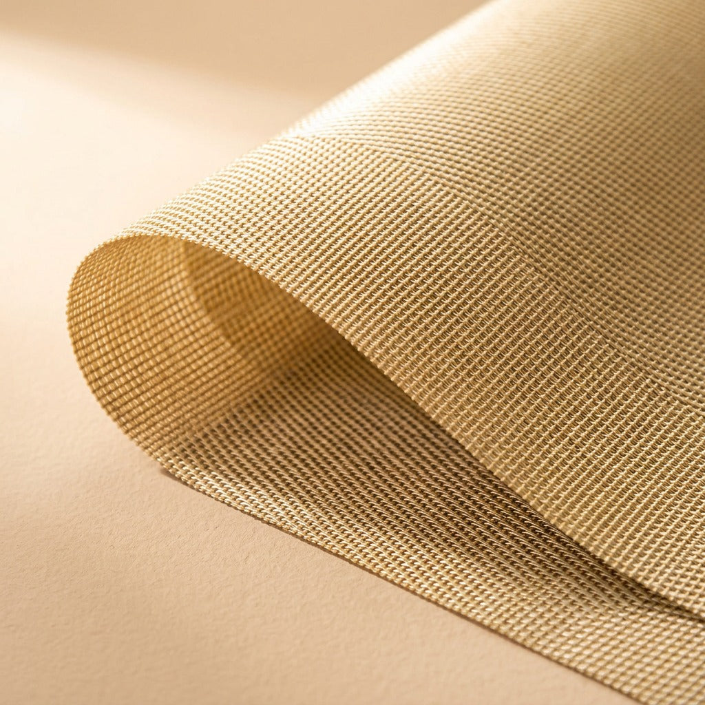 Dineloom™ Woven Placemat for Dining Tables, material and detail close-up