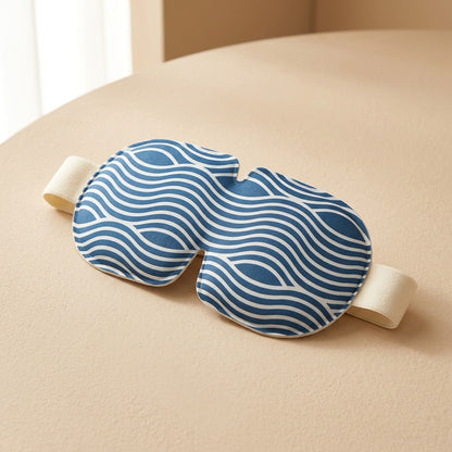 Restglow™ Self-Heating Steam Eye Mask, material and detail close-up