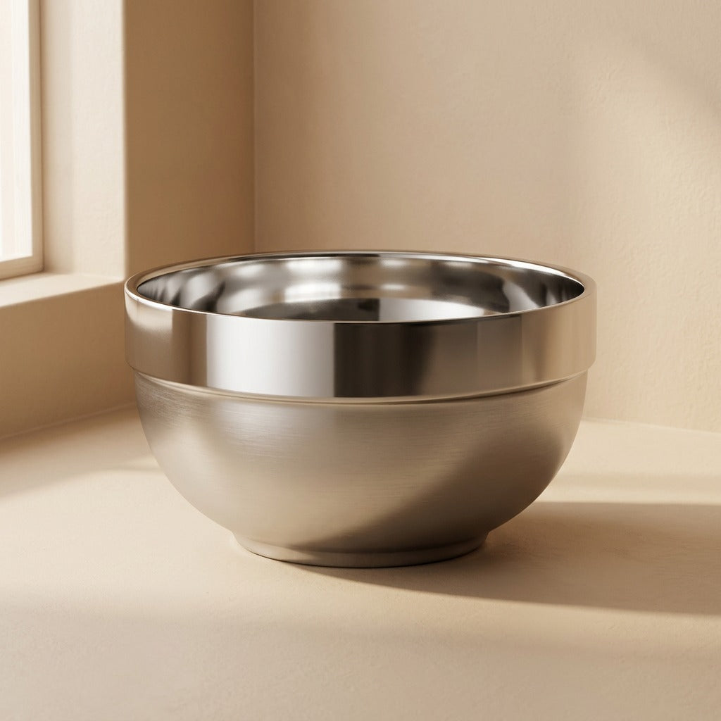 Rimwell™ Double-Layer Stainless Steel Rice Bowl