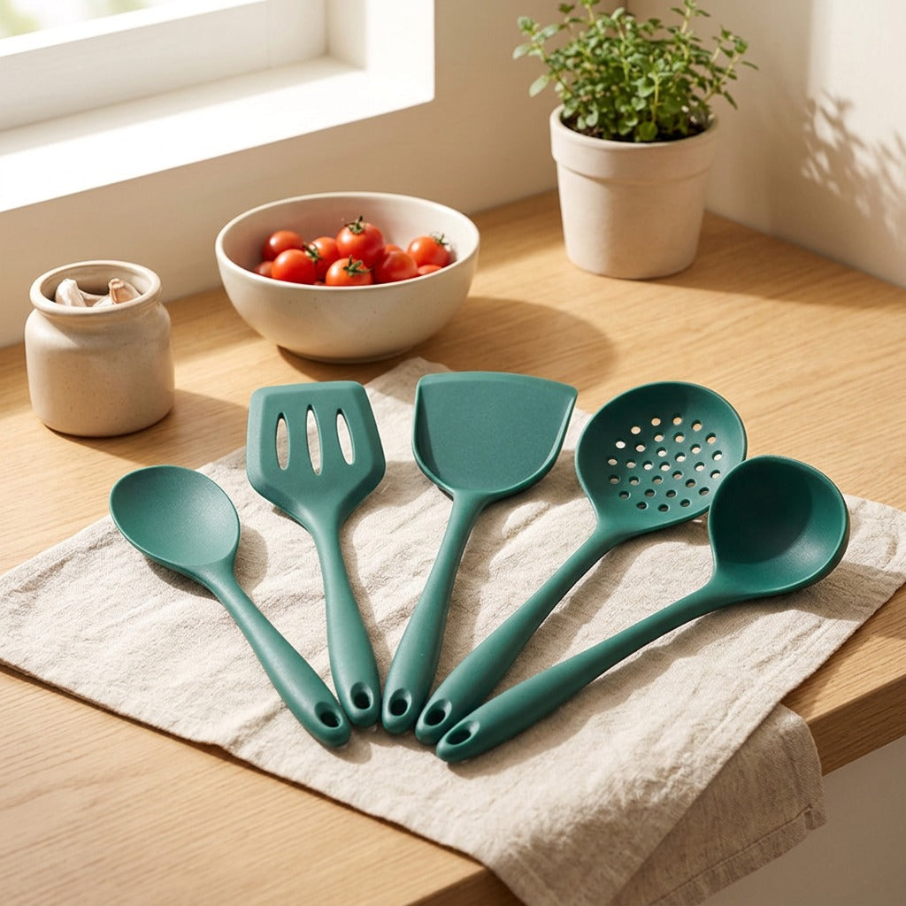 Flexispoon™ Silicone Kitchen Utensil in a calm home setting