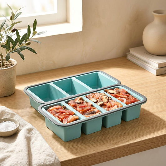 Silisavor™ Silicone Microwave Lunch Box in a calm home setting