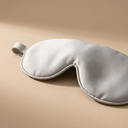 Sleepglow™ Polyester Sleep Eye Mask, material and detail close-up
