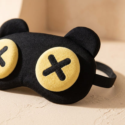 Slumbrella™ Light-Blocking Eye Mask, material and detail close-up