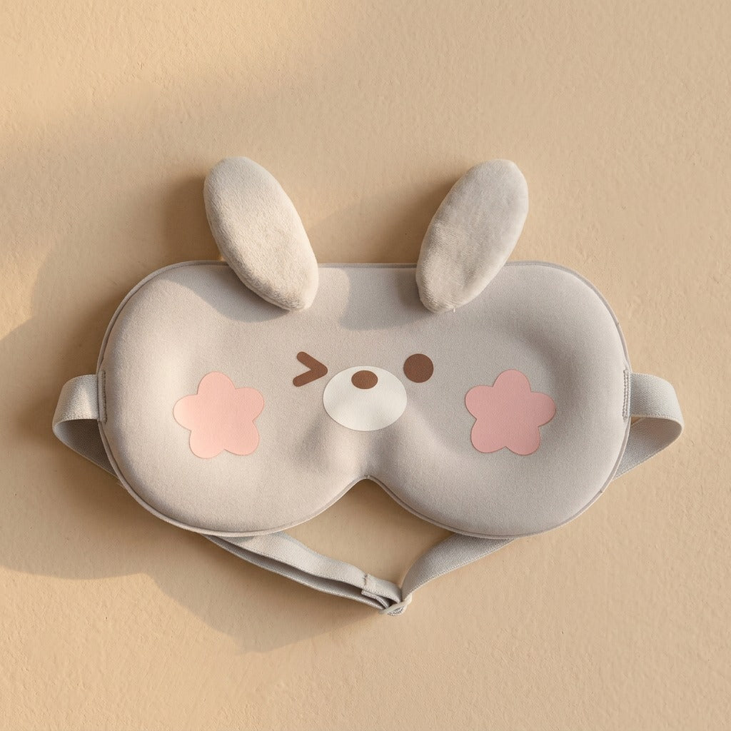 Snoozesilk™ Ice Silk Sleeping Eye Mask, material and detail close-up