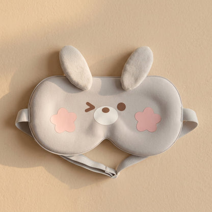 Snoozesilk™ Ice Silk Sleeping Eye Mask, material and detail close-up