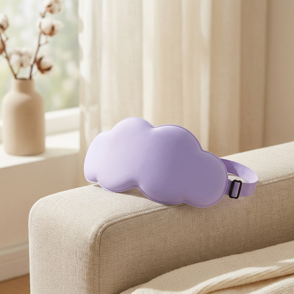 Snugveil™ 3D Slow Rebound Eye Mask, styled close view