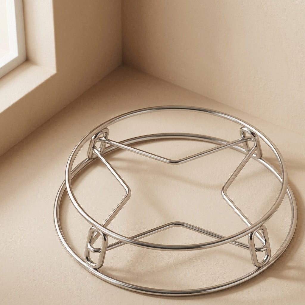 Steamperch™ Stainless Steel Pot Rack for Steaming and Storage