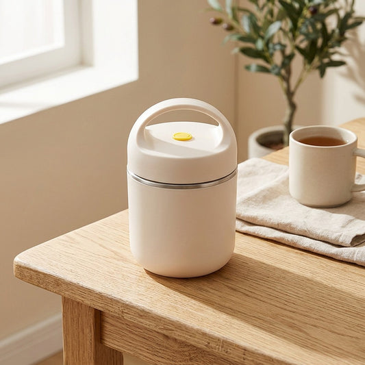 Steelserve™ Stainless Steel Lunch Box in a calm home setting