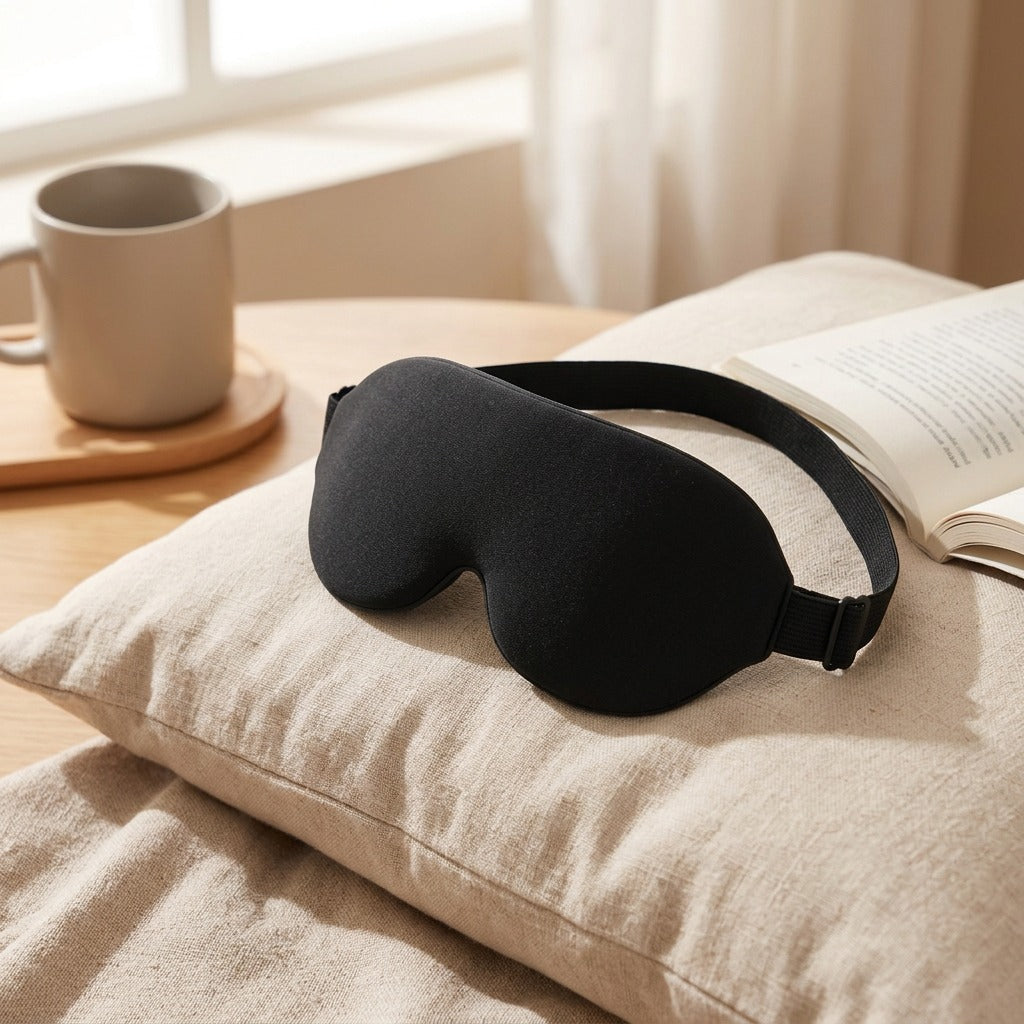 Stereorest™ 3D Stereo Eye Mask, styled close view
