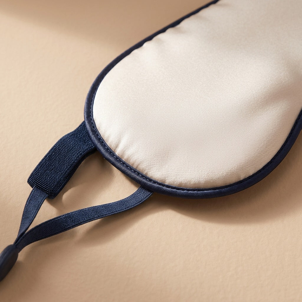 Twinshade™ Ice Silk Cooling Sleep Mask, material and detail close-up
