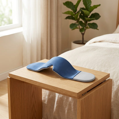 Velvetyze™ Ice Silk Eye Mask in a calm home setting