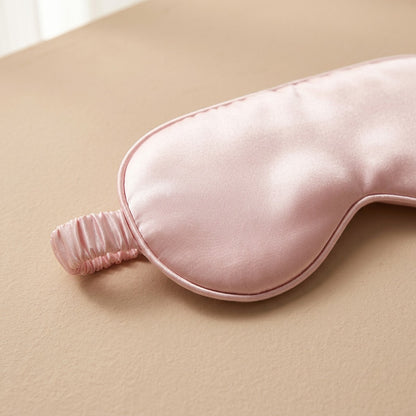 Velvetnap™ Simulated Silk Sleep Eye Mask, material and detail close-up