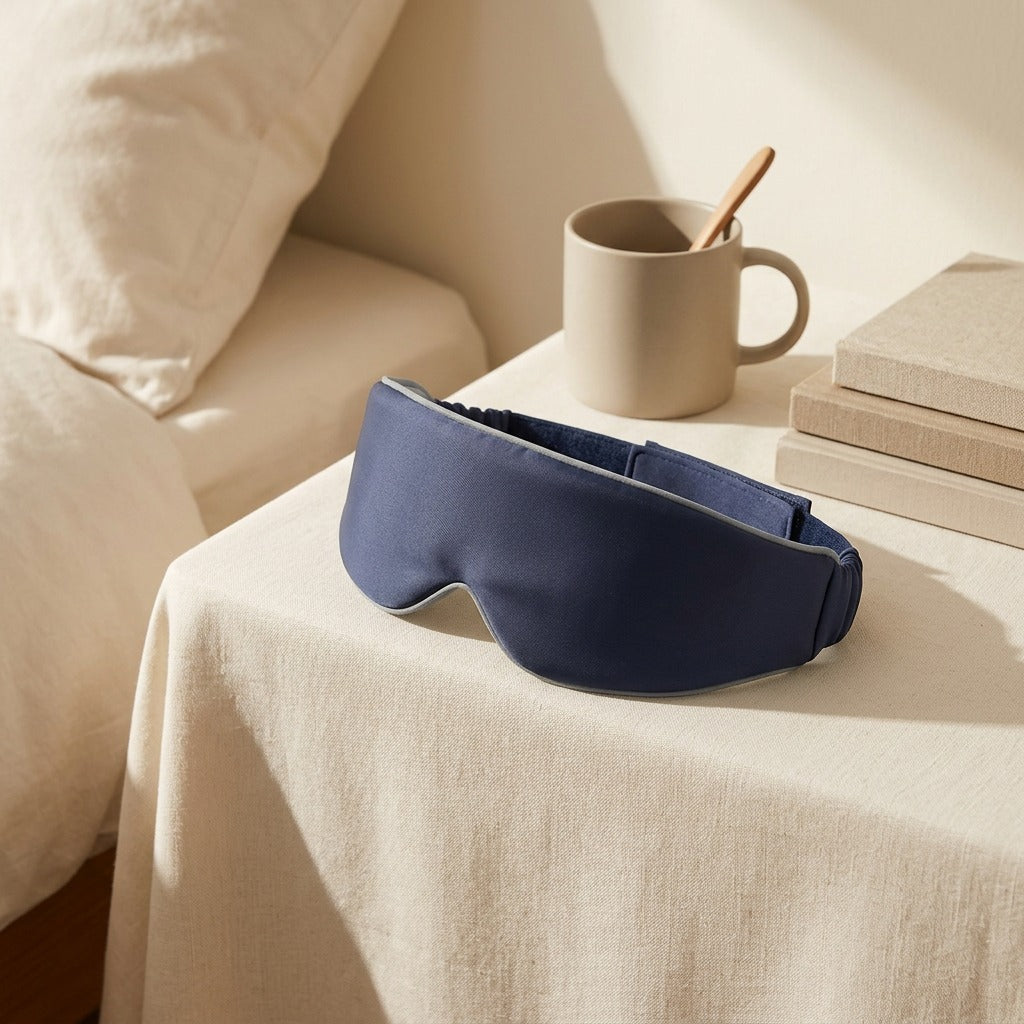 Weightless™ Gravity Sleep Eye Mask, styled close view