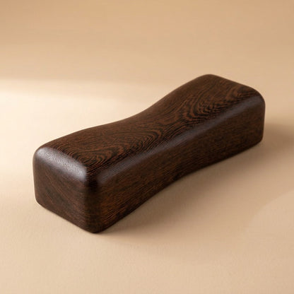 Wengrest™ Chicken Wing Wood Neck Pillow, material and detail close-up