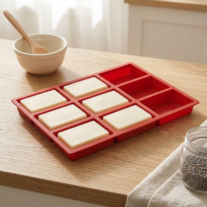 Bakepocket™ 9-Compartment Silicone Mold, styled close view