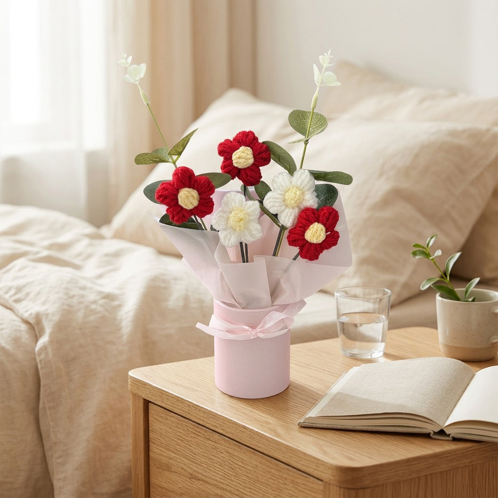 Hugpail™ Mini Round Flower Pot Bucket in a calm home setting