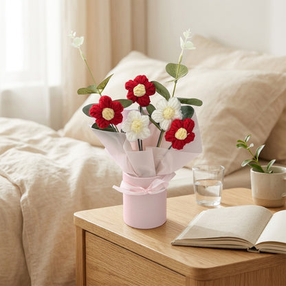 Hugpail™ Mini Round Flower Pot Bucket in a calm home setting
