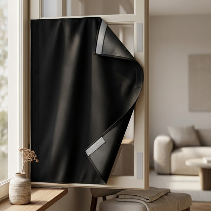 Nightfall™ 420D Oxford Cloth Blackout Curtain, styled close view