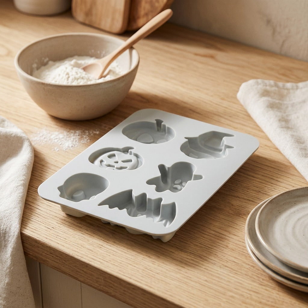 Spookshape™ Silicone Halloween Cake Mold, styled close view