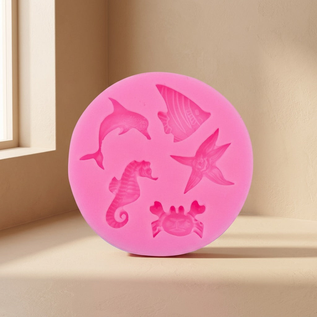 Tidemold™ Silicone Mold for Ocean Life Cake Decor