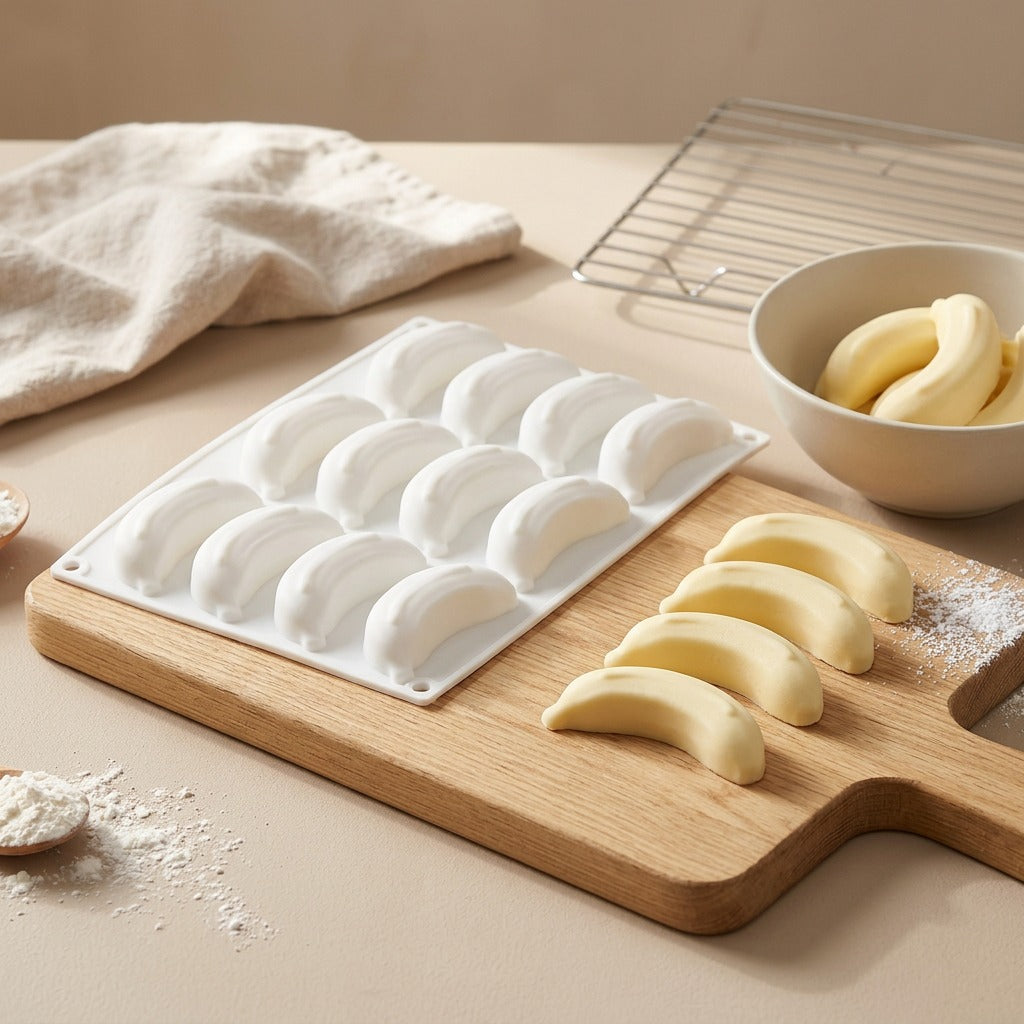 Zestform™ Silicone Fruit Shape Dessert Mold, styled close view