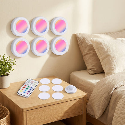 Hushorb™ Remote Control LED Night Light in a calm home setting