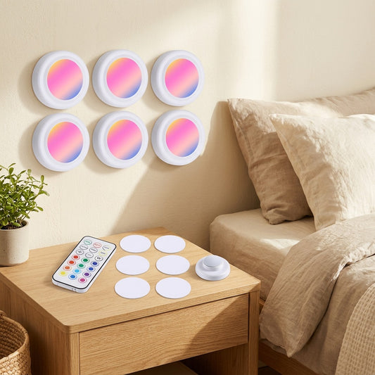 Hushorb™ Remote Control LED Night Light in a calm home setting