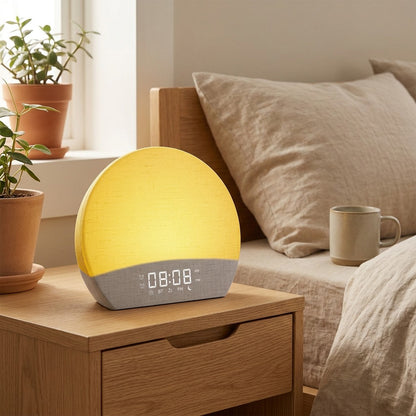 Risewave™ White Noise Sleep Light in a calm home setting