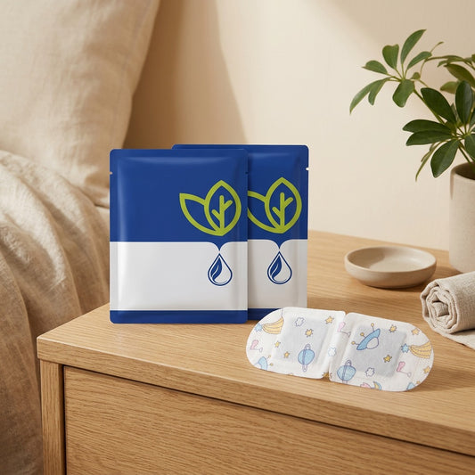 Softsteam™ Non-Woven Steam Eye Mask in a calm home setting