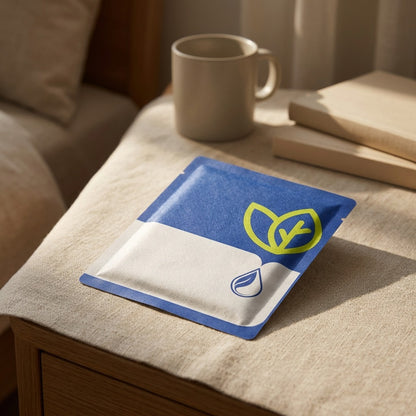 Softsteam™ Non-Woven Steam Eye Mask, styled close view