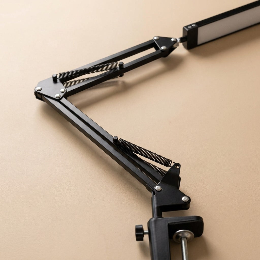 Armlume™ Long Arm LED Desk Lamp, material and detail close-up